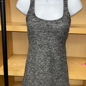 BEYOND YOGA HEATHERED GRAY TANK TOP SHIRT M